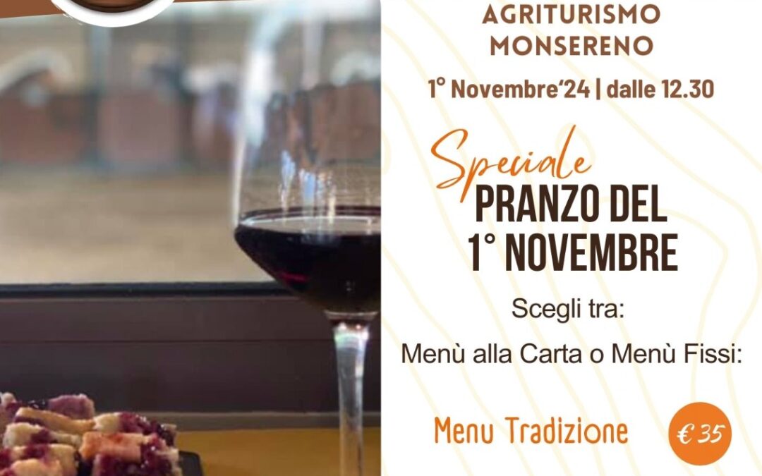 Speciale Pranzo del 1° Novembre